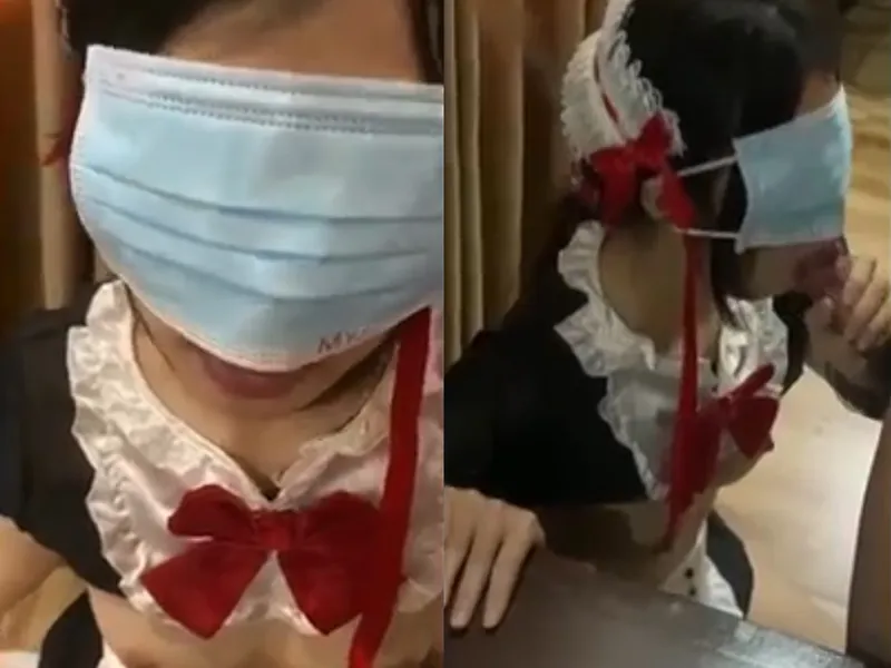 Ghệ việt dâm cosplay nô lệ liếm mút con buồi điêu luyện